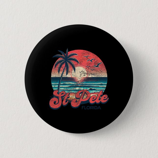 St Pete _1  6 Cm Round Badge (Front)