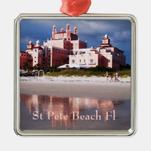 St Pete Beach Castle Metal Tree Decoration