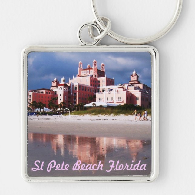 St Pete Beach Florida Key Ring (Front)