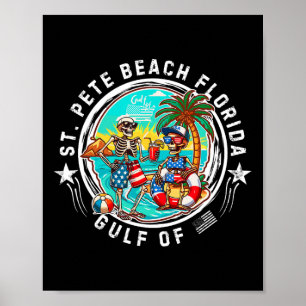 St. Pete Beach Florida Men And Women Poster