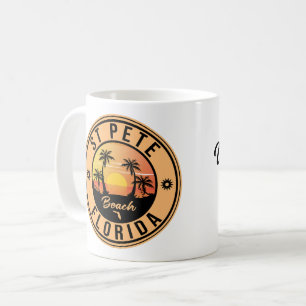 St. Pete Beach Florida Souvenir Personalize Coffee Mug