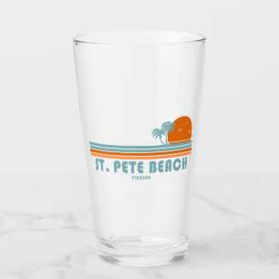 St. Pete Beach Florida Sun Palm Trees Glass