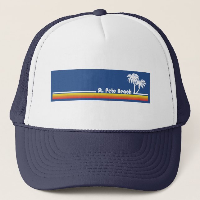 St. Pete Beach Florida Trucker Hat (Front)