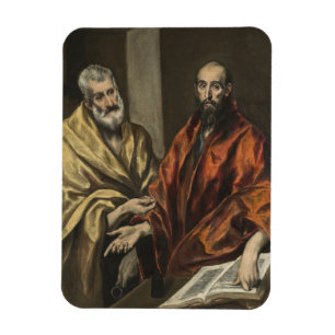 St Peter and St Paul c.1605-8 (Oil on Canvas) Magnet