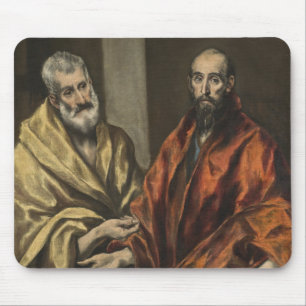 St Peter and St Paul c.1605-8 (Oil on Canvas) Mouse Mat