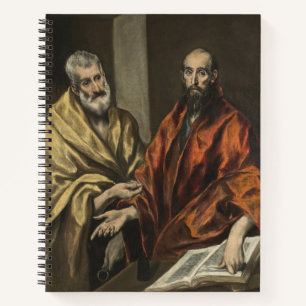 St Peter and St Paul c.1605-8 (Oil on Canvas) Notebook
