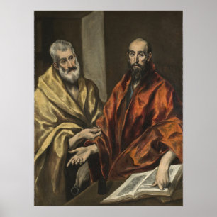 St Peter and St Paul   c.1605-8 (Oil on Canvas) Poster