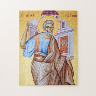 St. Peter Apostle Orthodox Christian Icon Jigsaw Puzzle