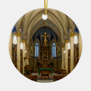 St Peter Catholic Church JC Ceramic Tree Decoration