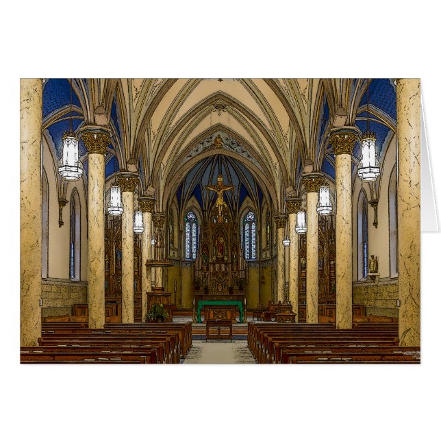 St Peter Catholic Church Painterly (Front Horizontal)