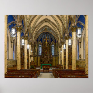 St Peter Catholic Church Painterly Poster
