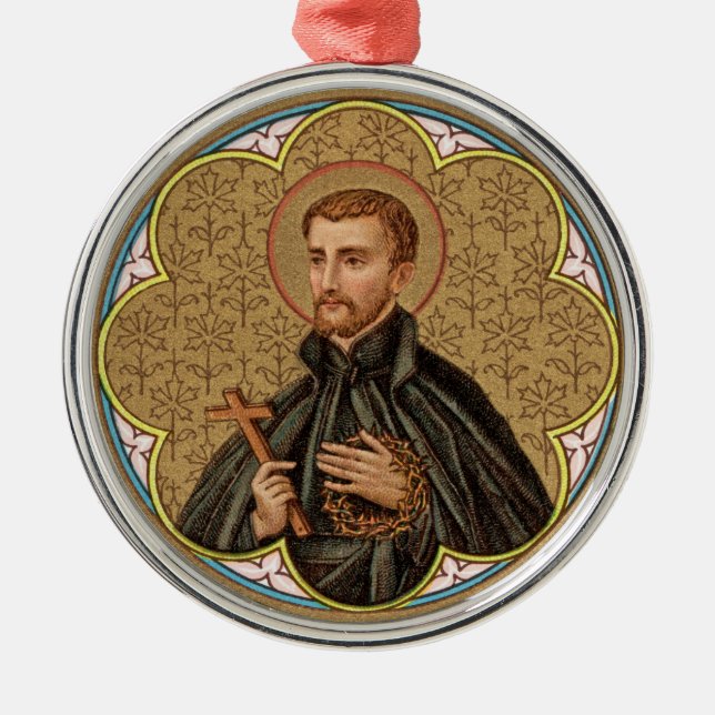St. Peter Claver (BK 058) Metal Tree Decoration (Front)