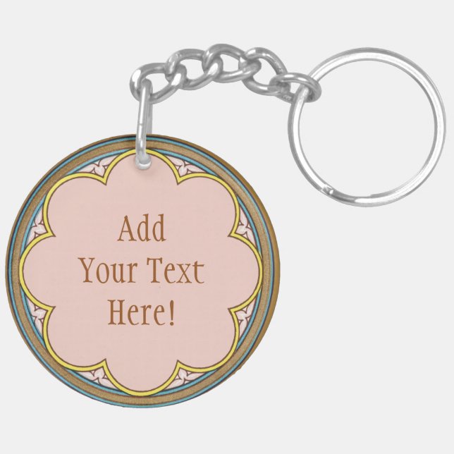 St. Peter Claver (BK 058) Round Key Ring (Back Left)