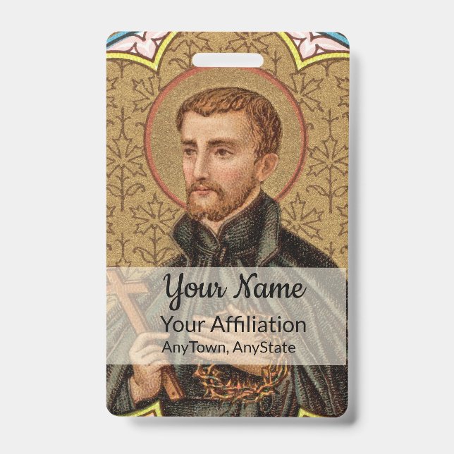 St. Peter Claver (BK 058; Style 3) ID Badge (Front)