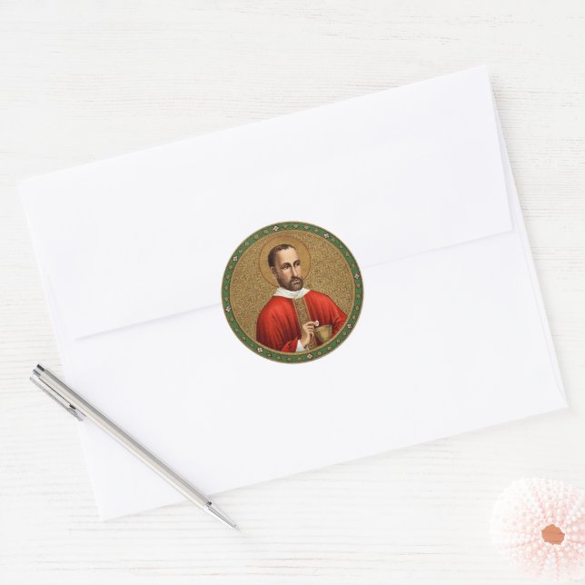 St. Peter Faber (BK 051) Classic Round Sticker (Envelope)