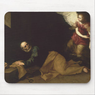 St. Peter Freed by an Angel, 1639 Mouse Mat