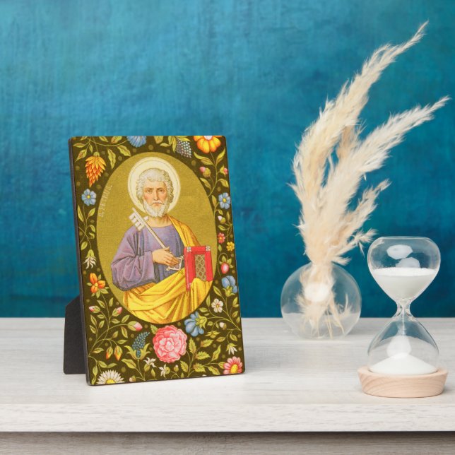 St. Peter (PM 07) 5"x7" Plaque 2 with Easel (Side)