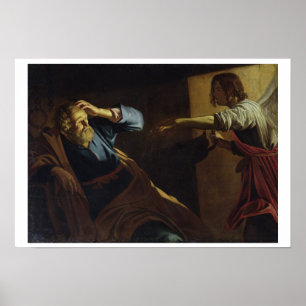 St. Peter Released from Prison (oil on panel) Poster