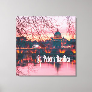 St. Peter’s Basilica, Rome, Italy Canvas Print