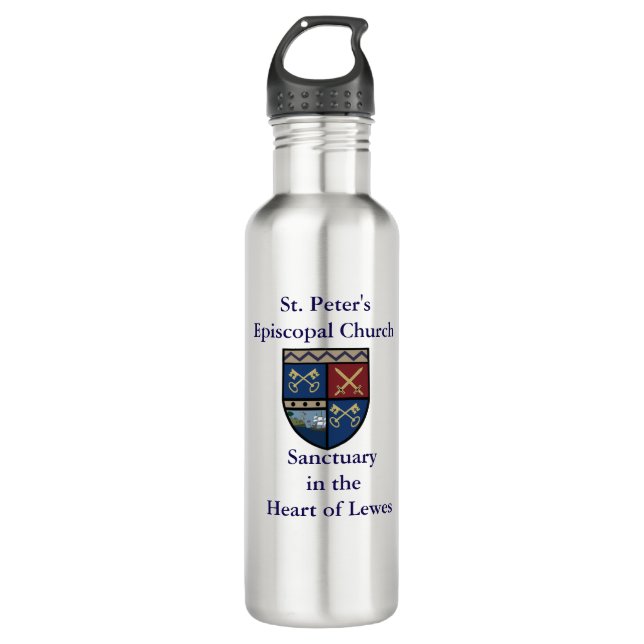 St Peter’s Church Stainless Steel Water Bottle (Front)