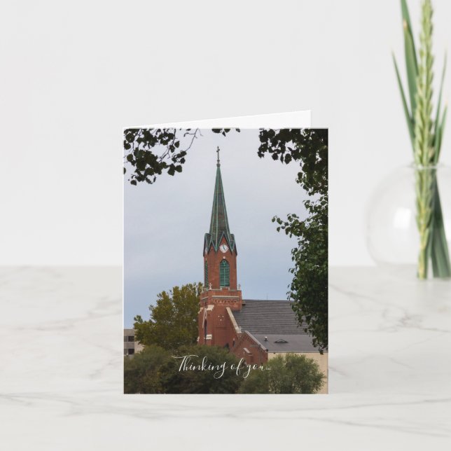 St Peter Steeple Thinking Of You Card (Front)