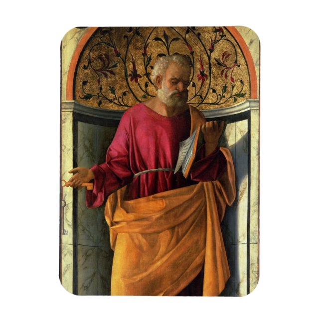St. Peter (tempera on canvas) Magnet (Vertical)