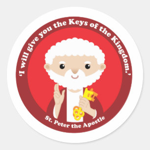 St. Peter the Apostle Classic Round Sticker