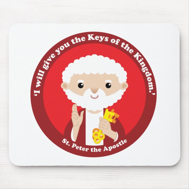 St. Peter the Apostle Mouse Mat (Front)