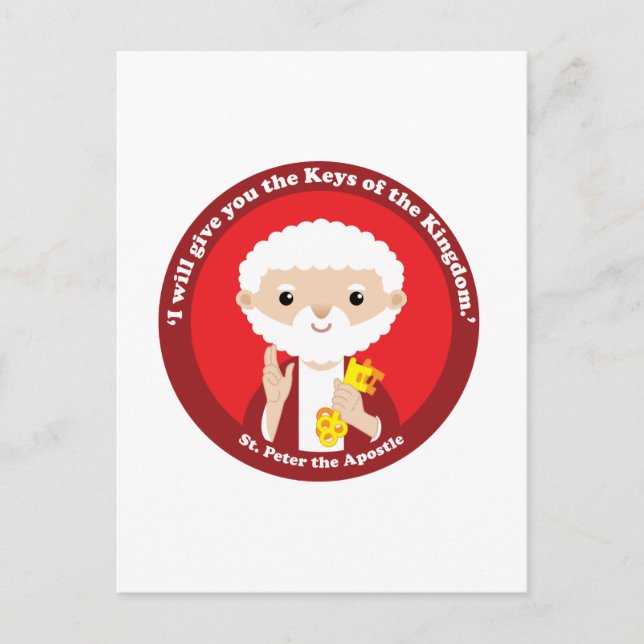St. Peter the Apostle Postcard (Front)