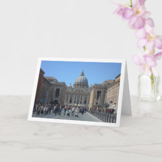 St. Peter's Basilica And Obelisk, Vatican City Card