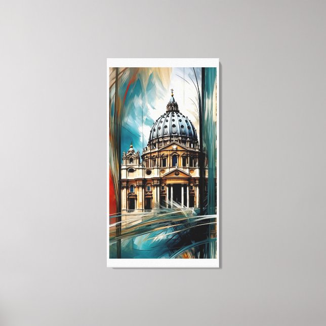 St. Peter's Basilica Canvas Print (Front)