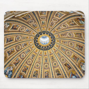 St. Peter's Basilica Dome - Vatican, Rome, Italy Mouse Mat