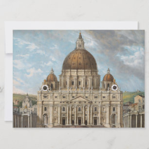 St Peter's Basilica in the Vatican City Card