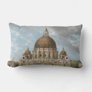 St Peter's Basilica in the Vatican City Lumbar Cushion