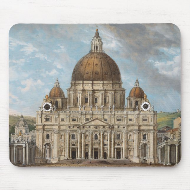 St Peter's Basilica in the Vatican City Mouse Mat (Front)