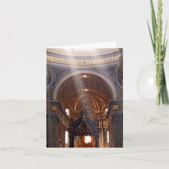 St. Peter's Basilica Note Card (Front)