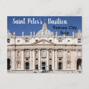 St. Peter's Basilica Vatican City Italy Postcard