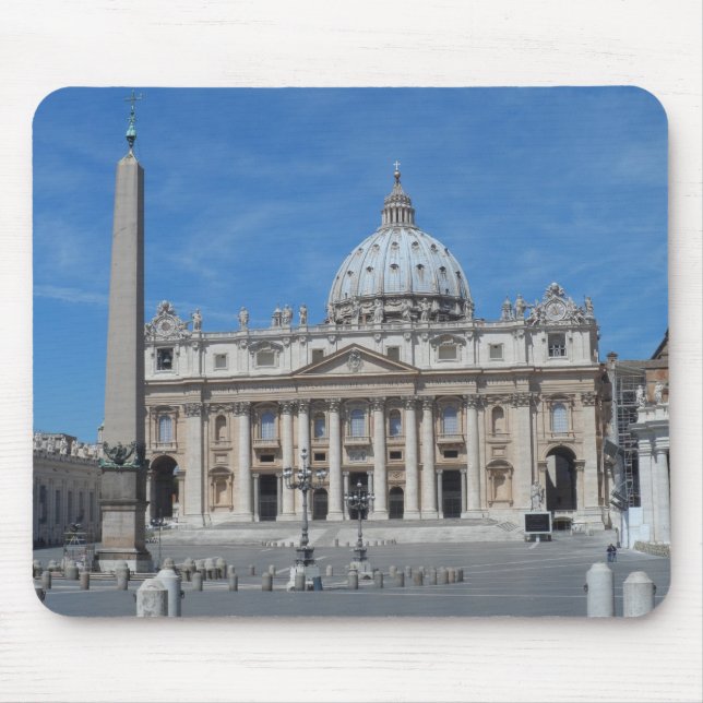 St Peter's Basilica- Vatican City Mouse Mat (Front)
