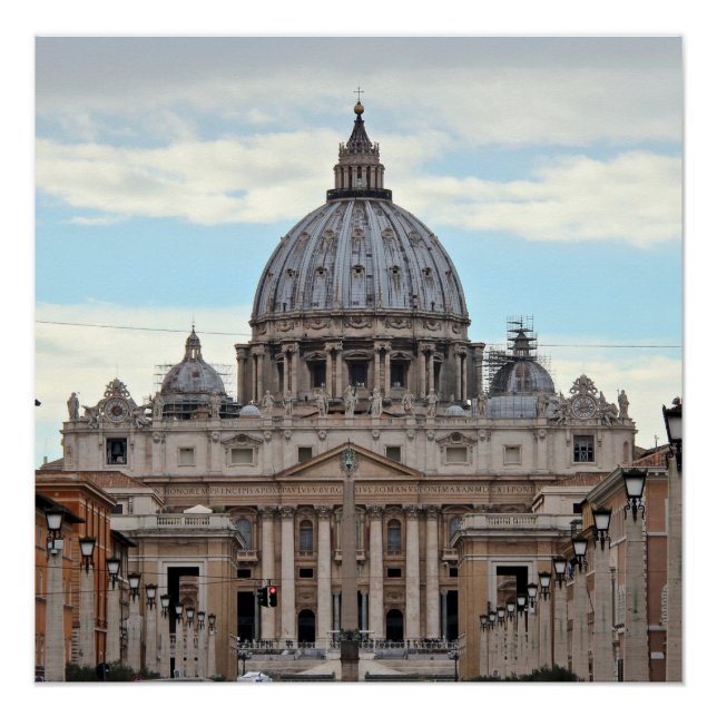 St. Peter's Basilica Vatican City Poster (Front)