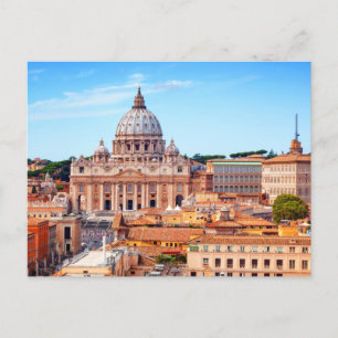 St. Peter's Basilica, Vatican City, Rome Italy Postcard