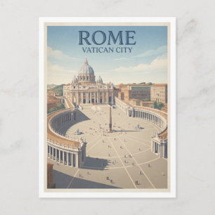 St. Peter's Basilica, Vatican City Rome Postcard