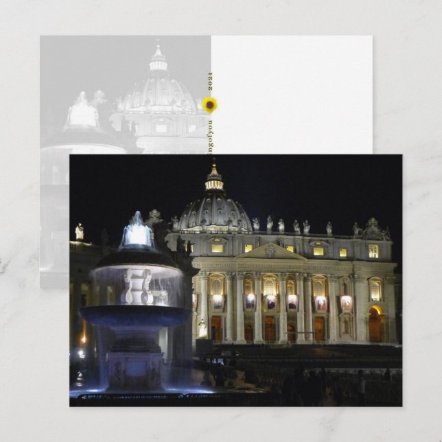 St. Peter's Basilica, Vatican City State -  Postcard (Front/Back)