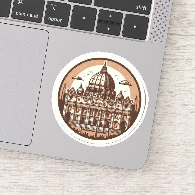 St. Peter's Basilica (Vatican City) Sticker (Detail)