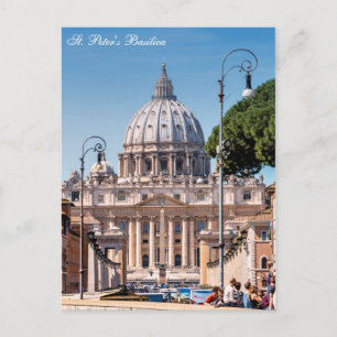 St. Peter's Basilica - Vatican Postcard
