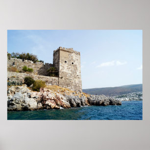 St Peter's castle in Bodrum, Turkiye Poster