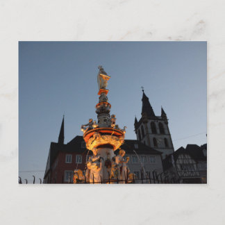 St Peter's Fountain In Trier Postcard