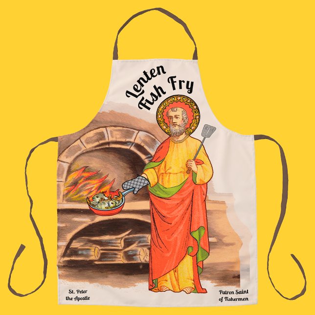 St. Peter's Lenten Fish Fry All-Over Print Apron (Creator Uploaded)