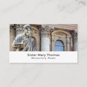 St. Peter's Square, Christianity, Religious Business Card