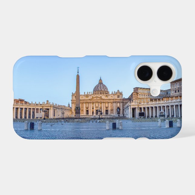 St. Peter's Square in Vatican City - Rome, Italy (Back (Horizontal))