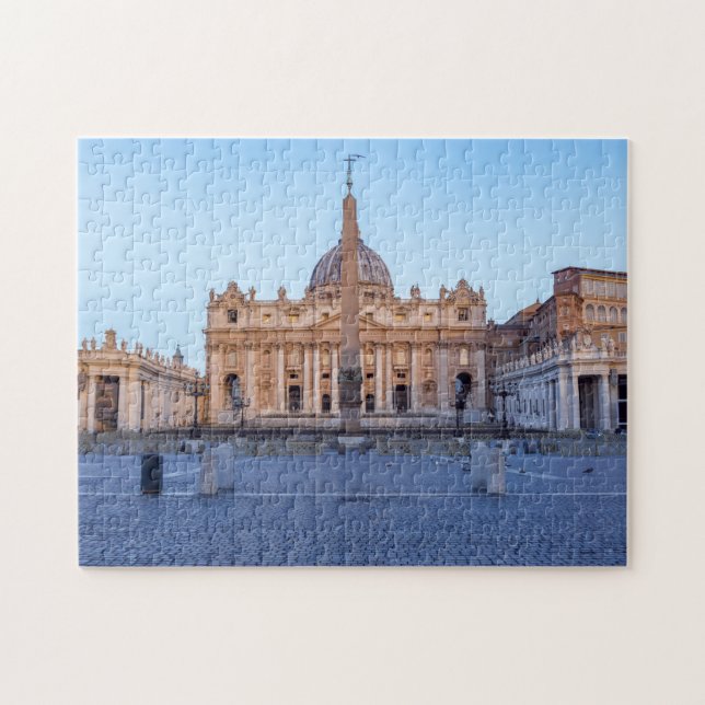 St. Peter's Square in Vatican City - Rome, Italy Jigsaw Puzzle (Horizontal)